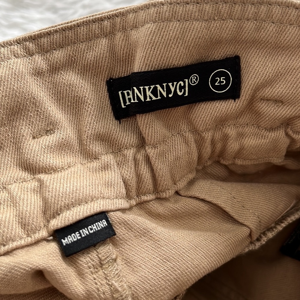 Blank NYC High Waist Tan Shorts - Picture 7 of 10
